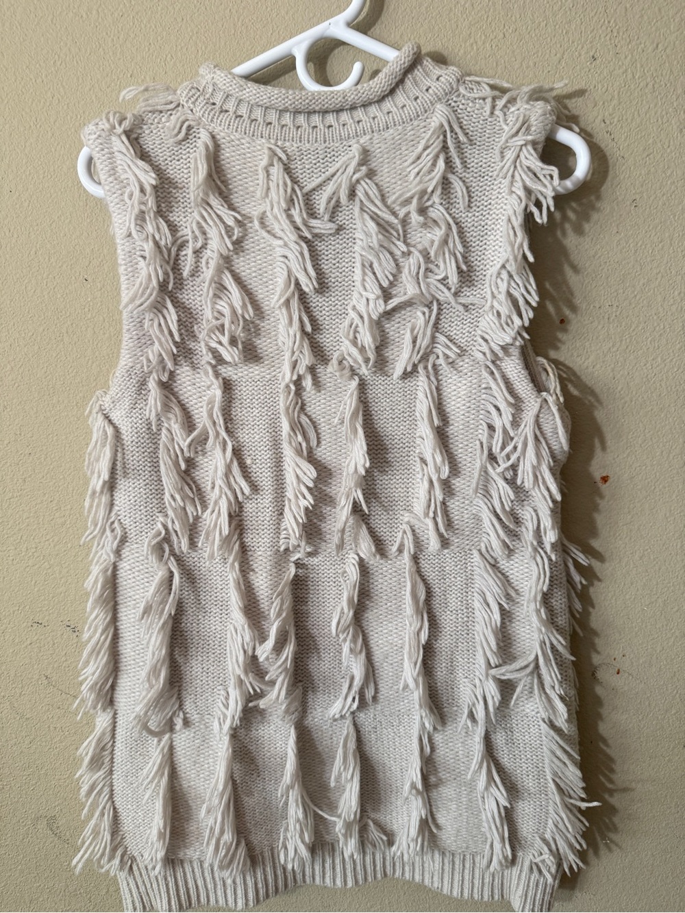 3.1 Phillip Lim Cream Knit Sweater Vest